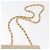 CHANEL Mini Matelassé 13 Schultertasche mit Kette aus Leder Gold CC Auth 156634SAM Golden - Ansicht 14