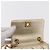 CHANEL Mini Matelassé 13 Schultertasche mit Kette aus Leder Gold CC Auth 156634SAM Golden - Ansicht 22