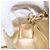 CHANEL Mini Matelassé 13 Schultertasche mit Kette aus Leder Gold CC Auth 156634SAM Golden - Ansicht 26