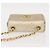 CHANEL Mini Matelassé 13 Schultertasche mit Kette aus Leder Gold CC Auth 156634SAM Golden - Ansicht 7