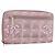 CHANEL Nuova Linea da Viaggio Portafoglio Lungo con Zip Nylon Rosa Argento CC Auth bs31593