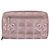 CHANEL Nuova Linea da Viaggio Portafoglio Lungo con Zip Nylon Rosa Argento CC Auth bs31593 - vista 13