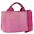 PRADA Canapa PM Borsa a Mano in Tela 2way Rosa Oro Auth ti3547 D'oro