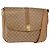 Céline Borsa a Spalla in Tela Macadam CELINE PVC Marrone Oro Auth 156251 D'oro