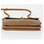 Céline Borsa a Spalla in Tela Macadam CELINE PVC Marrone Oro Auth 156251 D'oro - vista 5