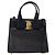 Borsa a mano in pelle Salvatore Ferragamo Vala 2 in 1 Blu Navy Oro Auth BA8399