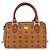 Borsa MCM Logogram Vicetos in pelle PVC marrone oro Auth BA8427 D'oro - vista 13