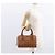 Borsa MCM Logogram Vicetos in pelle PVC marrone oro Auth BA8427 D'oro - vista 23