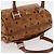Borsa MCM Logogram Vicetos in pelle PVC marrone oro Auth BA8427 D'oro - vista 6