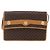 Céline Borsa a Spalla in Tela Macadam CELINE in Pelle PVC Marrone Oro Auth BA8389 D'oro - vista 13