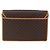 Céline Borsa a Spalla in Tela Macadam CELINE in Pelle PVC Marrone Oro Auth BA8389 D'oro - vista 2