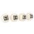 CHANEL Set de 4 Balles de Tennis Blanches CC Auth 155098V