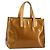 LOUIS VUITTON Borsa a Mano Monogram Vernis Reade PM Bronzo M91146 LV Auth BA8338
