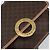 Céline Borsa a spalla circolare in tela Macadam CELINE in pelle PVC marrone oro Auth 153317 D'oro - vista 18