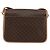 Céline Borsa a spalla circolare in tela Macadam CELINE in pelle PVC marrone oro Auth 153317 D'oro - vista 2