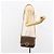 Céline Borsa a spalla circolare in tela Macadam CELINE in pelle PVC marrone oro Auth 153317 D'oro - vista 23