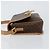 Céline Borsa a spalla circolare in tela Macadam CELINE in pelle PVC marrone oro Auth 153317 D'oro - vista 4