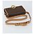 Céline Borsa a spalla circolare in tela Macadam CELINE in pelle PVC marrone oro Auth 153317 D'oro - vista 7