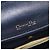 Borsa a Spalla Christian Dior in Pelle Blu Navy Oro Auth BA8402 D'oro - vista 18