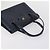 Céline Borsa a mano in pelle CELINE Givenchy 2 pezzi blu navy e verde Auth BA8093 - vista 5