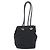 Céline Borsa a Spalla CELINE Nylon Nero Oro Auth 152231 D'oro