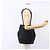 Céline Borsa a Spalla CELINE Nylon Nero Oro Auth 152231 D'oro - vista 21