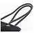 Céline Borsa a Spalla CELINE Nylon Nero Oro Auth 152231 D'oro - vista 8