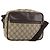 Borsa a Spalla GG Supreme in PVC Beige e Argento di GUCCI 114291 Auth yk19871
