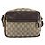 Borsa a Spalla GG Supreme in PVC Beige e Argento di GUCCI 114291 Auth yk19871 - vista 2