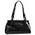 Salvatore Ferragamo Tote Bag Emaille Schwarz Silber Auth BA8395