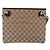 Borsa a Spalla GG Canvas Gucci Beige Oro 120841 Auth 153898 D'oro - vista 2