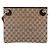 Borsa a Spalla GG Canvas Gucci Beige Oro 120841 Auth 153898 D'oro - vista 3