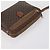 Céline Borsa Clutch in Tela Macadam CELINE in Pelle PVC 3 Pezzi Marrone Beige Auth 151904 - vista 11