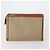 Céline Borsa Clutch in Tela Macadam CELINE in Pelle PVC 3 Pezzi Marrone Beige Auth 151904 - vista 3