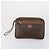Céline Borsa Clutch in Tela Macadam CELINE in Pelle PVC 3 Pezzi Marrone Beige Auth 151904 - vista 8