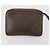 Céline Borsa Clutch in Tela Macadam CELINE in Pelle PVC 3 Pezzi Marrone Beige Auth 151904 - vista 9