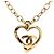 Collana CHANEL COCO in metallo dorato CC Auth 154033SAV