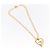 Collana CHANEL COCO in metallo dorato CC Auth 154033SAV - vista 2
