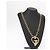 Collana CHANEL COCO in metallo dorato CC Auth 154033SAV - vista 21