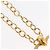 Collana CHANEL COCO in metallo dorato CC Auth 154033SAV - vista 4