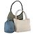 Borsa Tote PRADA Nylon 3 Set Beige Blu Khaki Auth am9798 Cachi