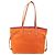 PRADA Tote Bag aus Nylon in Orange Silber authentisch 154158 - Ansicht 2