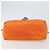 PRADA Tote Bag aus Nylon in Orange Silber authentisch 154158 - Ansicht 9