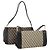 Autre Marque Borsa a Spalla Bottega Veneta in Tela 2 Set Beige Marrone Auth bs31060