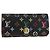 LOUIS VUITTON Monogram Multicolor Multicles 4 Key Case Black M93732 Auth 152246