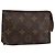 LOUIS VUITTON Poche Toilette Monogram 15 M47546 LV Auth BA8359 Monogramma