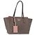 Borsa Tote Swing in pelle grigia e oro GUCCI 354408 Auth 148695 Marrone D'oro