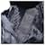 Borsa a mano PRADA in nylon nero argento Auth BA7771 - vista 10