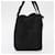 Borsa a mano PRADA in nylon nero argento Auth BA7771 - vista 3