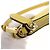 Burberry Borsa a spalla in pelle giallo oro Auth ka283 D'oro - vista 10